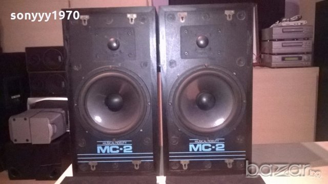 musical fdelity mc-2 made in elgland-49х29х26см-внос англия, снимка 2 - Тонколони - 18814811