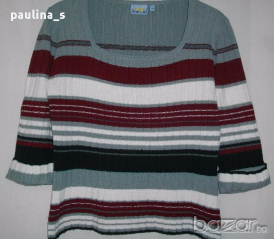 Дамска еластична блуза тип пуловер "Greenvillage" / голям размер , снимка 2 - Блузи с дълъг ръкав и пуловери - 16774604
