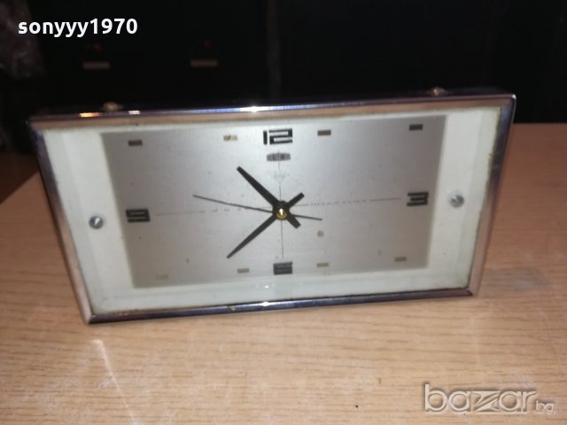 АНТИКА-работещ ретро часовник-20х10х6см, снимка 11 - Колекции - 21094692