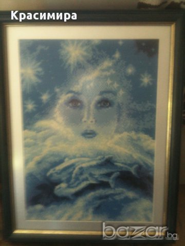 Гоблен"Синьо сияние"