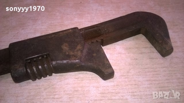 АНТИКА стар раздвижен ключ-внос швеицария-28х7см, снимка 8 - Ключове - 24915113
