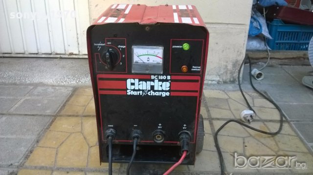 Clarke bc180 charge/boost 12/24v-180amp-внос англия, снимка 3 - Аксесоари и консумативи - 15083452