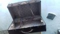 Старинен пътнически куфар от дилижанс, снимка 5
