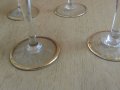 Ретро чаши за ракия с позлата, снимка 3