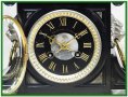 Старинен каминен часовник  в стил Ампир-Комплект от 19в., снимка 12