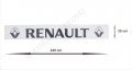 Гумен калобран/предпазител за камион/ремарке Рено/Renault бял със син надпис, снимка 6