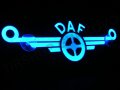 Светеща 3D табела DAF синя 24 волта, снимка 4