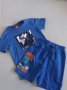Детски лот от оригинална тениска PUMA и шушлякови шорти за 7-8 г. 