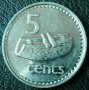 5 цента 1990, Фиджи
