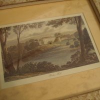 " Пеизаж " - ретро картина от Англия в старинна рамка , снимка 3 - Картини - 21346680