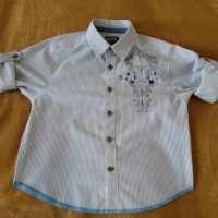 Детска спортно елегантна риза с дълъг и къс ръкав за момче, снимка 3 - Детски ризи - 24526271