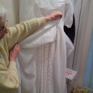 Булченска рокля-бяла ретро, снимка 2 - Рокли - 16020937