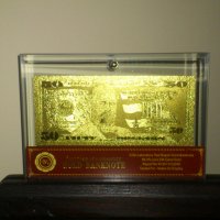 Подаръци или сувенири 50 евро златни банкноти със сертфикат, снимка 9 - Подаръци за юбилей - 7922178