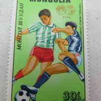 Блок марки Световно първенство по футбол, 1986, Монголия, снимка 6 - Филателия - 24397806