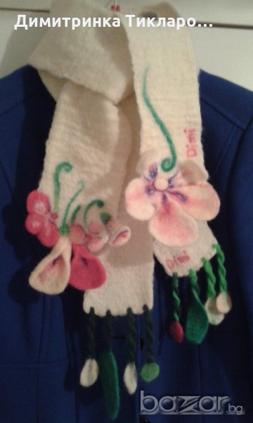 ръчно изработен шал, снимка 1