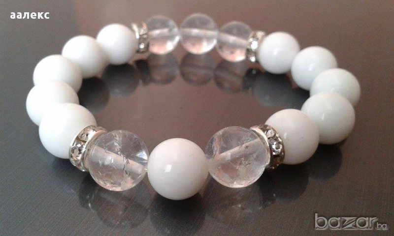 Ръчно изработена гривна от естествени камъни, снимка 1