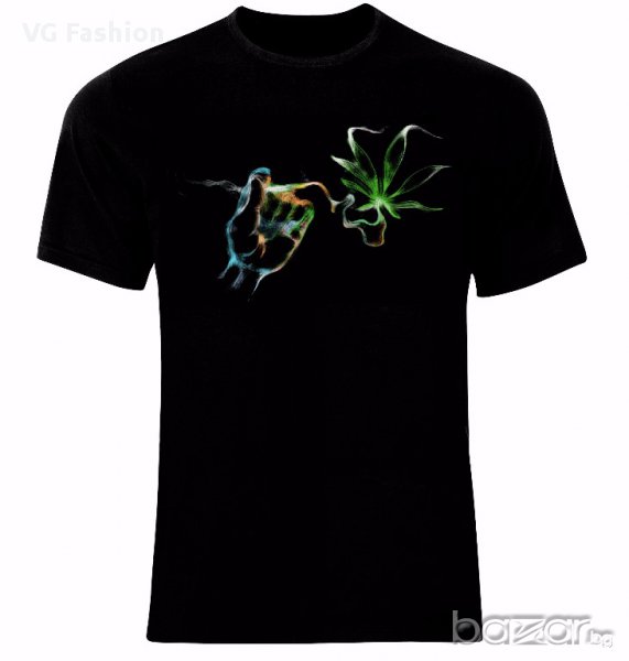 Канабис Марихуана Cannabis Marijuana Smoke Smoking Тениска Мъжка/Дамска S до 2XL, снимка 1