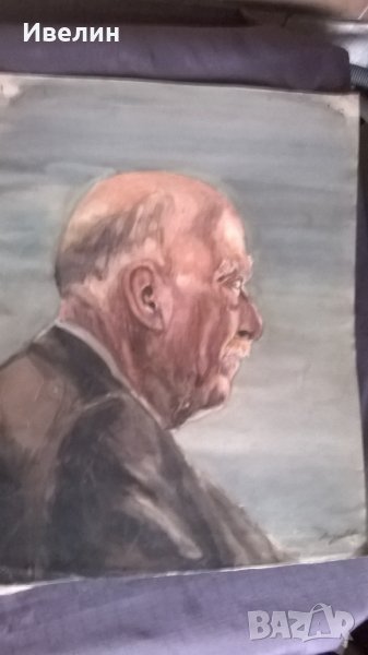 стара картина-портрет, снимка 1