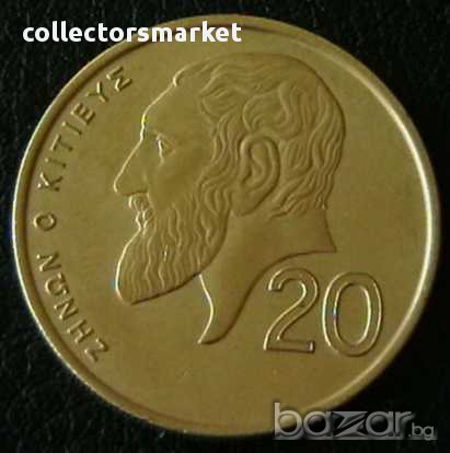 20 цента 1989, Кипър, снимка 1