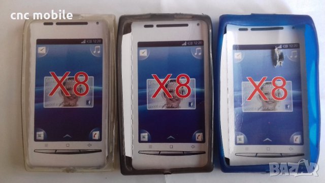 Sony Xperia X8 - Sony X8 силиконов гръб - case