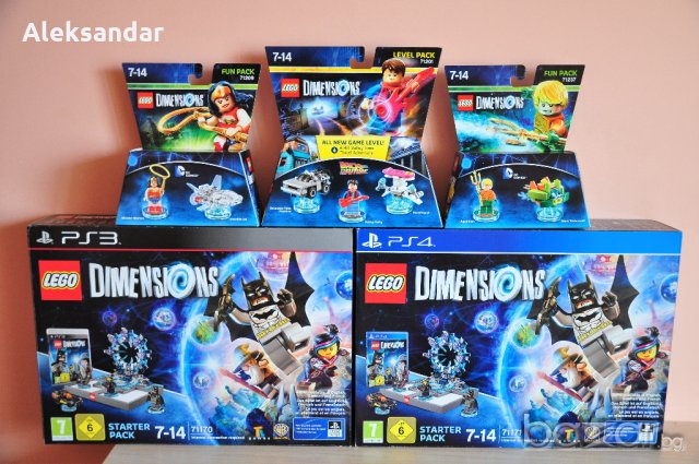 Нови ps3,ps4 Lego Мания Dimensions Starter Pack,Star,marvel,avengers,лего,пс4, снимка 4 - Игри за PlayStation - 14289503