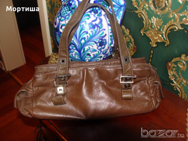  РАЗПРОДАЖБА Perlina оригинална дамска чанта естествена кожа , снимка 2 - Чанти - 19865834