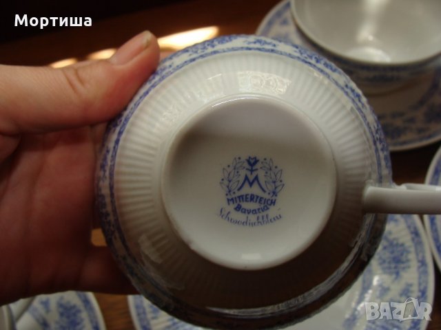mitterteich bavaria porzellan ВЕЛИКОЛЕПЕН сервиз , снимка 6 - Сервизи - 21902801