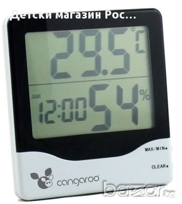 Термометър с часовник