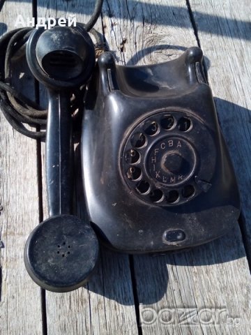 Старинен телефон, снимка 5 - Антикварни и старинни предмети - 18348084