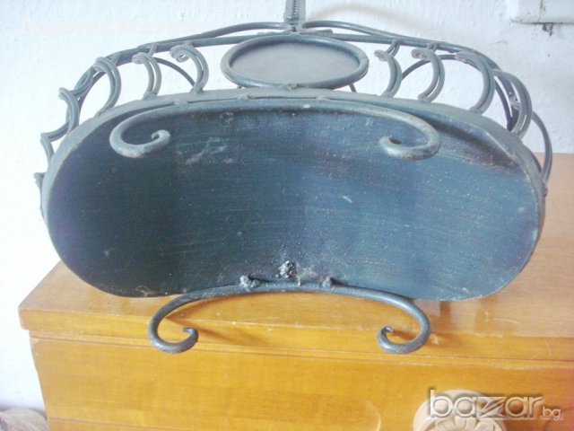 Стара поставка от ковано желязо, снимка 6 - Антикварни и старинни предмети - 11001800