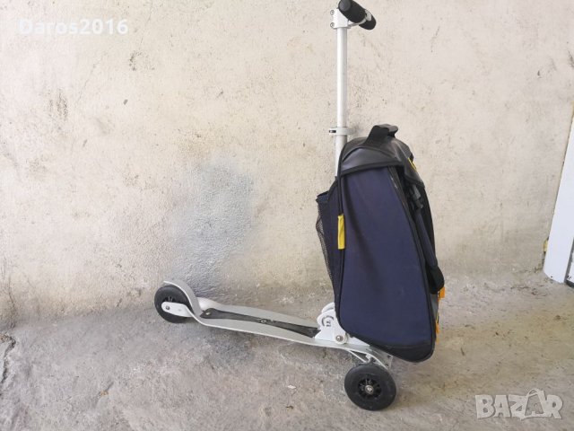 Тротинетка с чанта, снимка 2 - Детски велосипеди, триколки и коли - 25380121