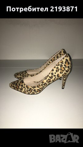 Маркови леопардови елегантни Carvela Kurt Geiger номер 38 , снимка 4 - Дамски обувки на ток - 24265681