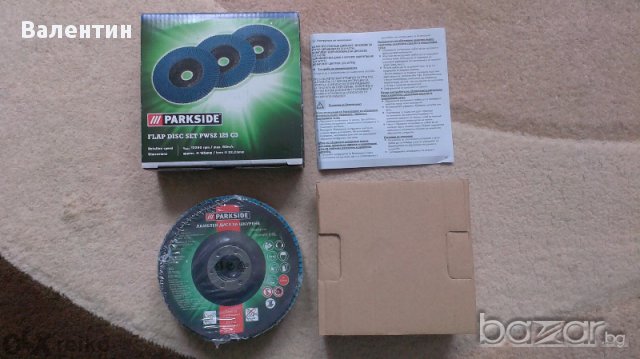 Ламелни дискове за ъглошлайф Parkside - 3 броя , снимка 3 - Други инструменти - 16481539
