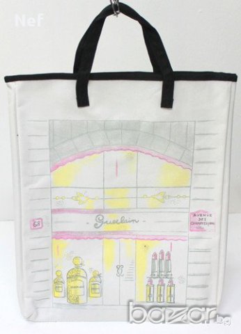 Чанта Guerlain Paris Shopper Tote, оригинал, снимка 2 - Чанти - 11083494