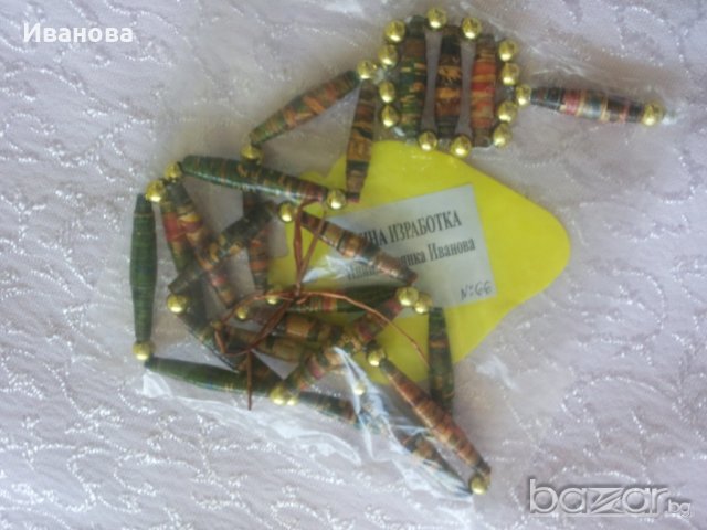 Ръчна изработка на бижута от хартия и квилинг  0.50лв, снимка 16 - Колиета, медальони, синджири - 18186916