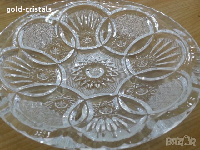 кристални чинии, снимка 2 - Чинии - 22670366