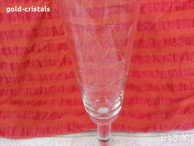 ретро стъклени чаши гравирани , снимка 11 - Антикварни и старинни предмети - 22999919