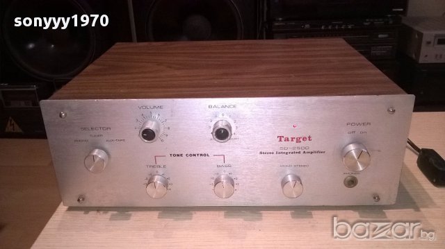 Target sd-2500-retro amplifier-stereo-внос швеицария, снимка 2 - Ресийвъри, усилватели, смесителни пултове - 15549712