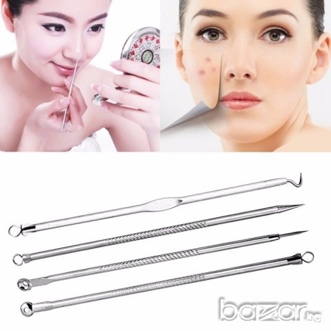 Комплекти инструменти за лице от-акне,камедони,чер.точки,ушна кал и др