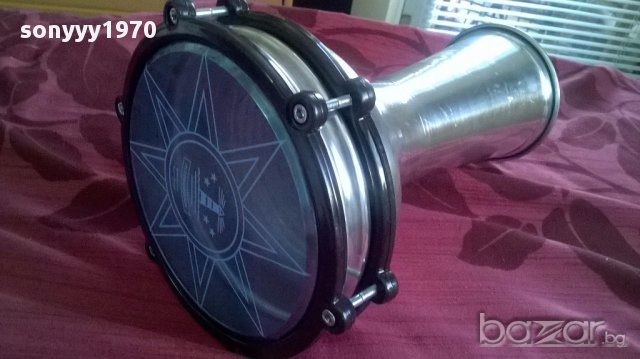 Тарамбука нова-оригинална-инокс 31x21см-внос сирия, снимка 4 - Антикварни и старинни предмети - 15477999