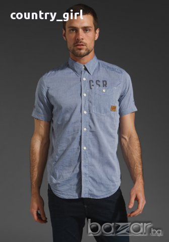 g star ne 5620 skye empire shirt - страхотна мъжка риза, снимка 1 - Ризи - 18150751