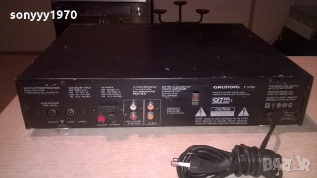 поръчан-grundig t5200 stereo tuner-внос швеицария, снимка 14 - Ресийвъри, усилватели, смесителни пултове - 24503499