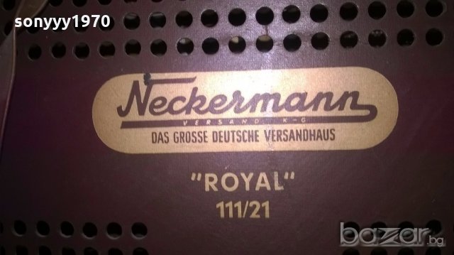 royal 111/21-neckermann-korting w.germany-внос швеицария, снимка 16 - Радиокасетофони, транзистори - 19577339