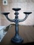 стар метален свещник, снимка 3