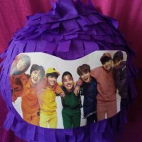 Голяма пинята + подарък маска  и конфети  ,готови за изпращане, снимка 4 - Декорация за дома - 24985524