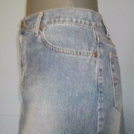 Уникална дънкова пола с асиметричен волан ”Cross Jeans” The original brand, снимка 7 - Поли - 15125425