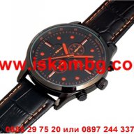 Мъжки елегантен часовник с кварцов механизъм, снимка 3 - Мъжки - 12262271