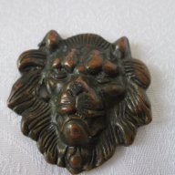 бронзова лъвска глава , снимка 2 - Антикварни и старинни предмети - 11468267