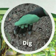 Нови специални градинарски ръкавици с пластмасови пръсти, водоустойчиви, снимка 10 - Други инструменти - 17781641