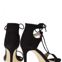 DOROTHY PERKINS елегантни дамски сандали, нови, с кутия, черни, снимка 5 - Сандали - 18642991